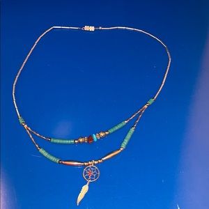 Southwestern catcher necklace